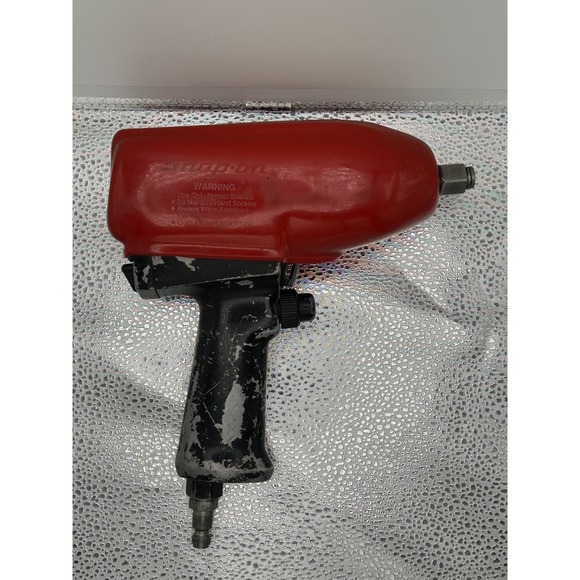 Snap-On Red‎ 1/2" Drive Heavy Duty  Air-Powered Impact Wrench WORKING - Picture 1 of 5